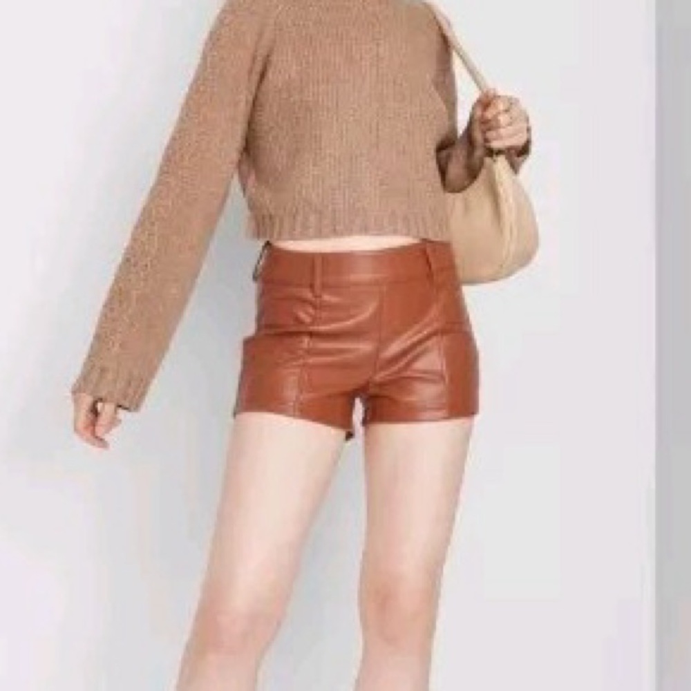 Wild Fable Faux leather shorts